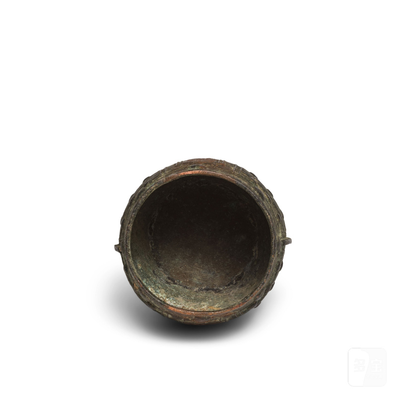 明 十七世紀 銅仿古八卦紋鐘 | PETITE CLOCHE ARCHAÏSANT EN BRONZE - 图5